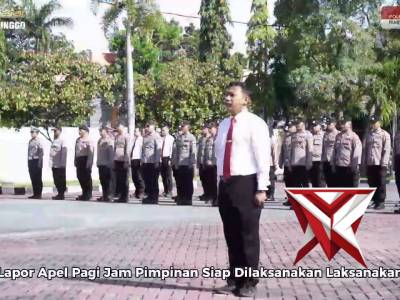 Apel Jam Pimpinan Polres Probolinggo