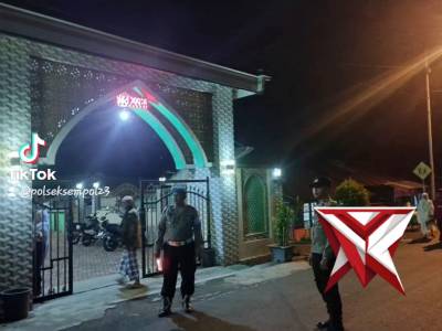 Ramadhan Aman, Polsek Sempol Tingkatkan Pengamanan Ibadah