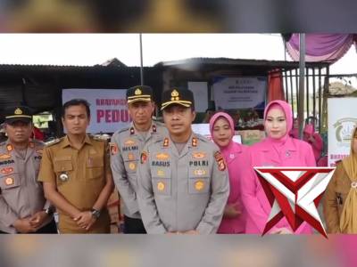 POLRES OI PEDULI , BANTUAN KEMANUSIAAN BAGI KORBAN KEBAKARAN
