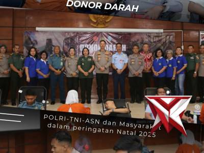 Bakti Sosial Donor Darah Natal 2025, Wujud Sinergi di Jawa Timur