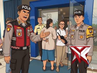 Patroli di obyek vital wilkun Polsek BTS Ulu