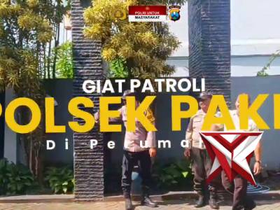Patroli Siang Hari Antisipasi 3 C di wilayah Pakis