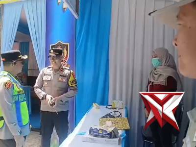 Pemantauan objek wisata oleh kapolres sukabumi kota