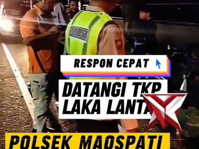 Respon cepat polsek Maospati tangani laka lantas - PoliceTube