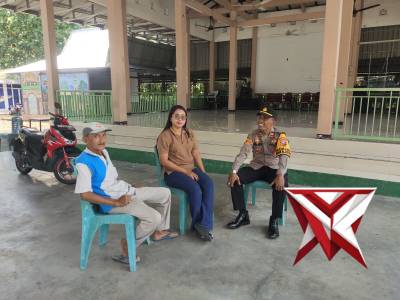 Sambang Kunjung Kapolsek Dawarblandong ke Pengelola Kawasan Wisata Intan Aba Tani