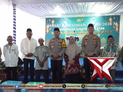 Safari Ramadhan, Wakapolda Sumsel Pererat Silaturahmi dan Salurkan Bansos di Kota Prabumulih