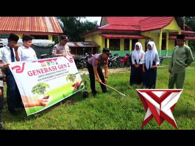 green policing oleh polsek rantau kopar