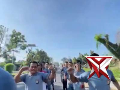 Polres Halmahera Utara Gelar Olahraga Pagi