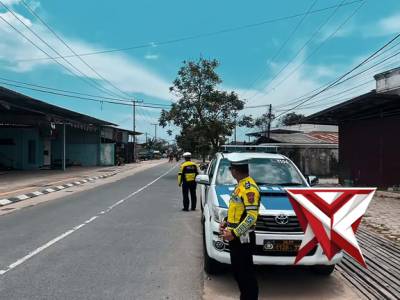 Giat patroli dan polantas bontang cipkon Lebaran 2026 - PoliceTube