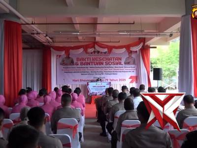 Bakti Kesehatan dan Bantuan Kesehatan Polda Kalbar