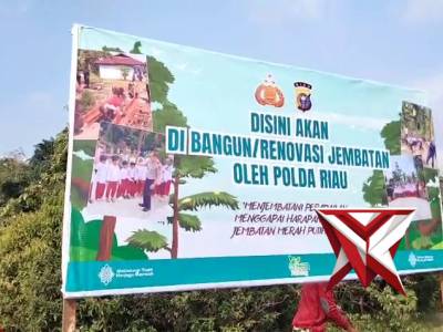 Pengecekan lokasi rencana pembangunan jembatan