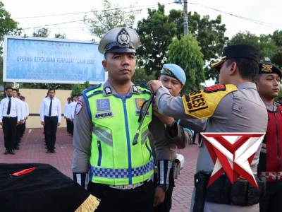 Kapolresta Banda Aceh Pimpin Apel Gelar Pasukan Operasi Lilin Seulawah 2025