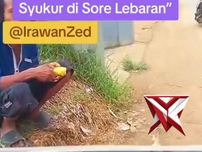 Aipda Irawan, Polisi Kampung Polsek Kertasari, di Hari Lebaran Menemani Pemudik Sepeda Tua yang Lela