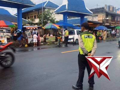 Pengamanan pasar takjil sumberpucung