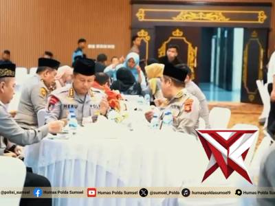 Gelar Buka Puasa Bersama Awak Media, Kapolda Sumsel Tegaskan Kemitraan Strategis - PoliceTube