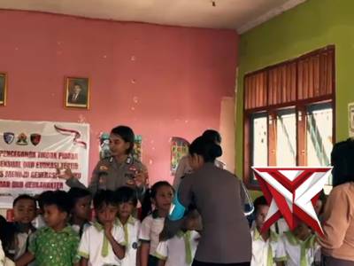 Kegiatan polwan polres maluku barat daya