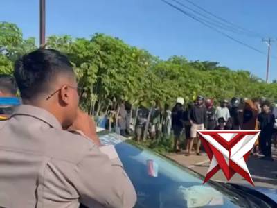 Tertibkan Aksi Balap Liar Di jalan Poros SP 7 &ndash; SP 8 Tanah Miring Merauke
