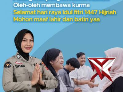 Mari rayakan hari kemenangan dengan penuh kebahagiaan, tanpa melupakan keamanan dan ketertiban.