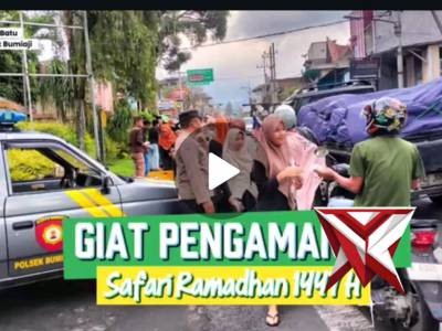 PAM SAFARI RAMADHAN ANGGOTA POLSEK BUMIAJI