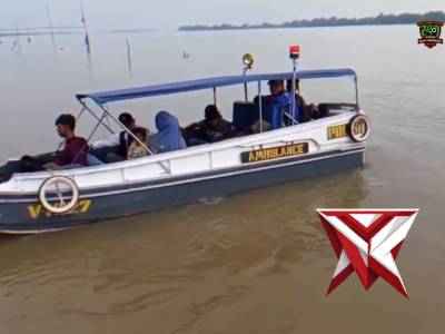 Kapal Pol V-1027 Upang dimodfikasi menjadi Ambulans Apung untuk masyrakat Sungai Musi dan Sekitarnya