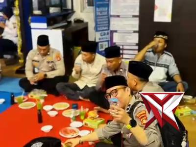 Yasinan dan buka puasa Satlantas Polres Muba