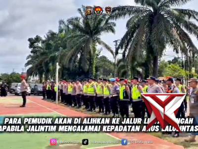 APEL PENGECEKAN PERSONIL DALAM RANGKA ANTISIPASI ARUS BALIK