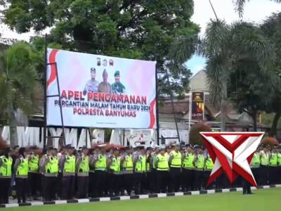 Apel Pengamanan Pergantian Malam Tahun Baru 2026 Polresta Banyumas - PoliceTube