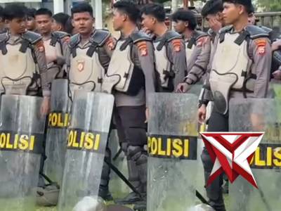Kapolres Halteng Pimpin Apel Siaga 1 Amankan Kota Weda