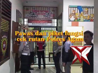 pawas dan piket fungsi cek dan kontrol tahanan