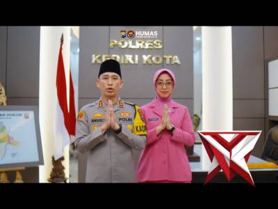 Kapolres Kediri Kota mengucapkan Selamat Hari Raya Idul Fitri 1447 - PoliceTube