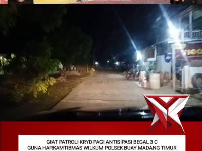POLSEK BMT MELAKSANAKAN PATROLI ANTISIPASI 3 C