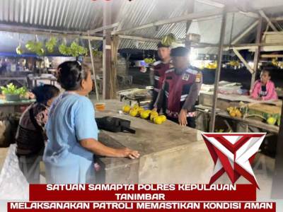 Satuan samapta polres Kepulauan Tanimbar