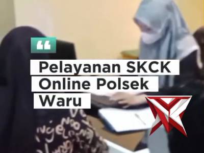 Pelayanan SKCK Online Polsek Waru