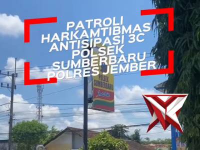 PATROLI HARKAMTIBMAS POLSEK SUMBERBARU