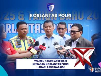 WAMEN PANRB APRESIASI KESIAPAN KORLANTAS POLRI HADAPI ARUS NATARU | NTMC POLRI