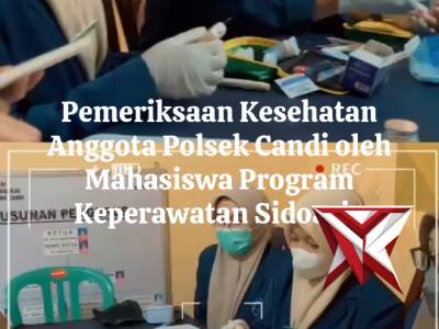Pemeriksaan Kesehatan Anggota Polsek Candi