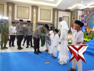 Dalam rangkaian Safari Ramadan di Jawa Timur, Sabtu (15/3). Kapolri Jenderal Polisi Drs. Listyo Sigi