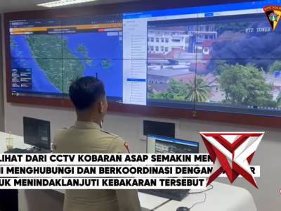 Respon Cepat Call center 110 Polda Sumsel Menindaklanjuti Laporan Masyarakat Ttg adanya Musibah Keba