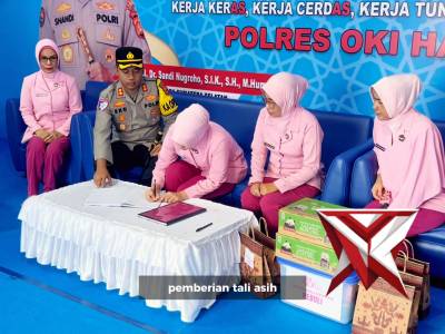 *Polres OKI Hadir peduli : Tali Asih dan Takjil Warnai HUT Yayasan Kemala Bhayangkari ke-46*

Kayuag