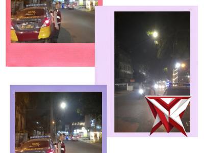 QR POLSEK SUKASARI LAKUKAN GIAT RUTIN YANMAS MALAM BANDUNG LAUTAN BIRU