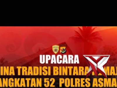 Bina tradisi Bintara Angkatan 52 Tahun 2025 pada Polres Asmat