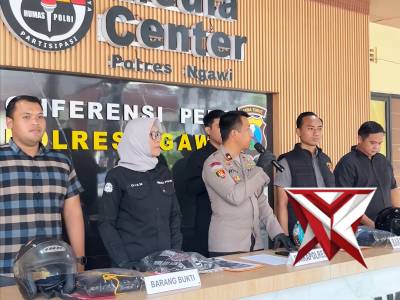 KONFERENSI PERS UNGKAP KASUS PENGROYOKAN VIRAL DI MEDSOS