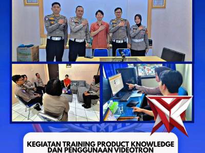 Kegiatan Training Product Knowledge dan Penggunaan Videotron oleh Ditlantas Polda Sumsel