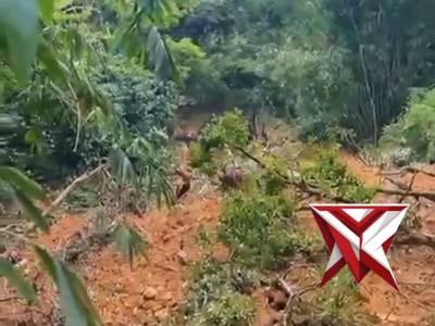 POLRES SUMEDANG GELAR KORVE PASCA LONGSOR DI DESA CITENGAH