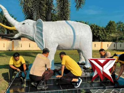 Giat Apel Bersama personil polsek Lempuing Jaya - PoliceTube