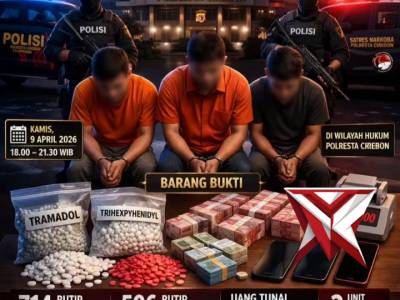 Satres Narkoba Polresta Cirebon Ringkus Tiga Pengedar Dalam Semalam