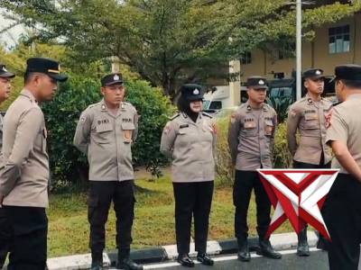KEGIATAN APEL FUNGSI PERSONIL POLRES PALI DAN PENGECEKAN PERSONIL