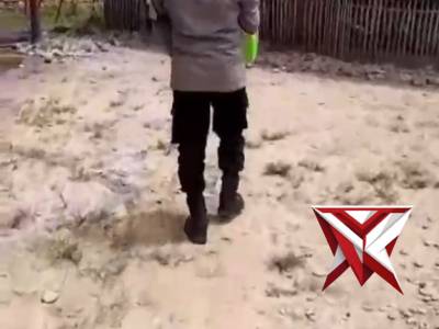 Baksos polsek karang jaya