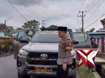 Respon cepat 110 Pamapta Polres Musi Banyuasin cek TKP..