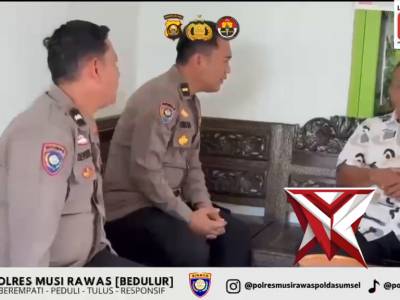 Kapolda Sumsel IJP DR. SANDI NUGROHO-Kapolres Musi Rawas-Sat Binmas Jalin Silahturahmi